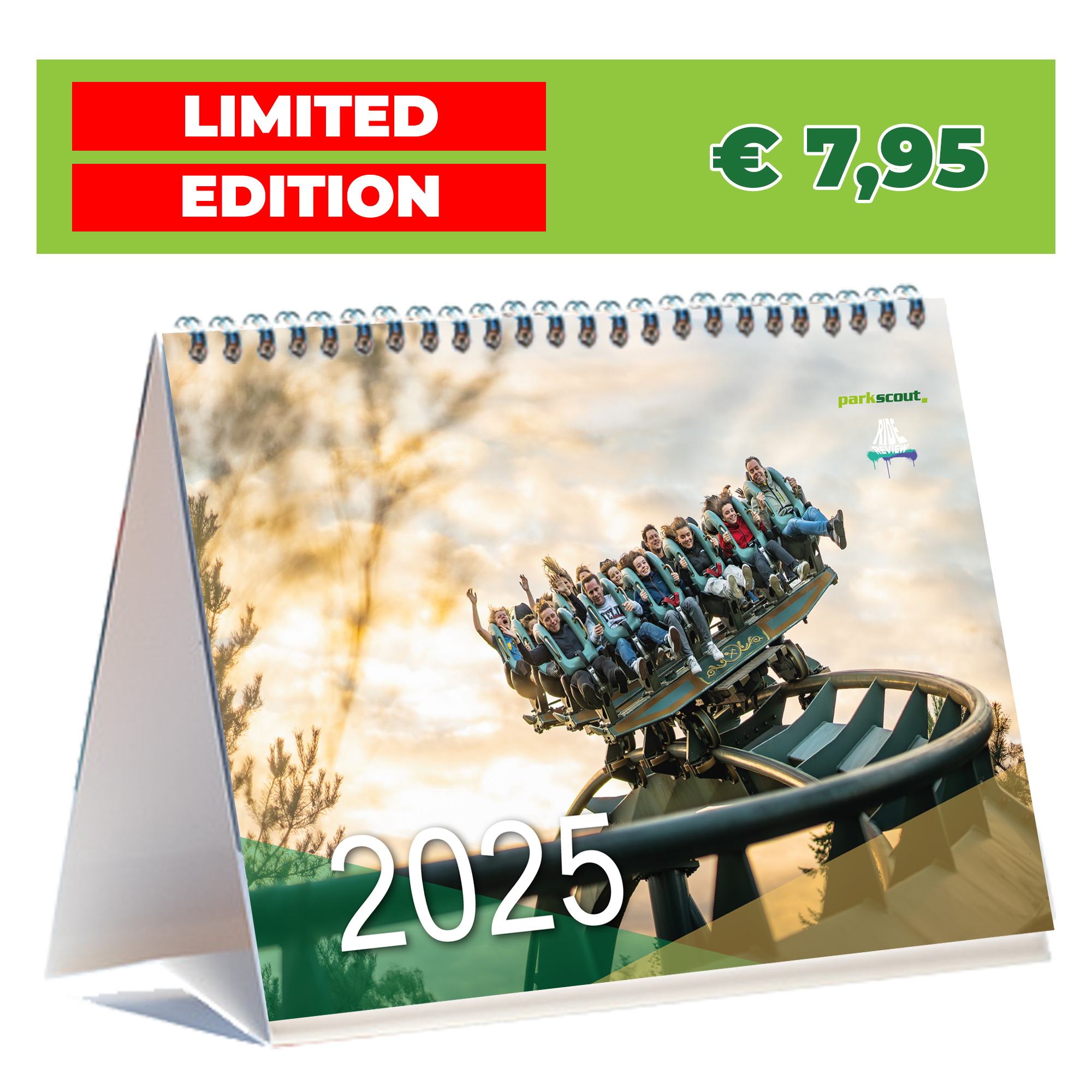 Parkteam Parkscout DIN A5 Tischkalender 2025