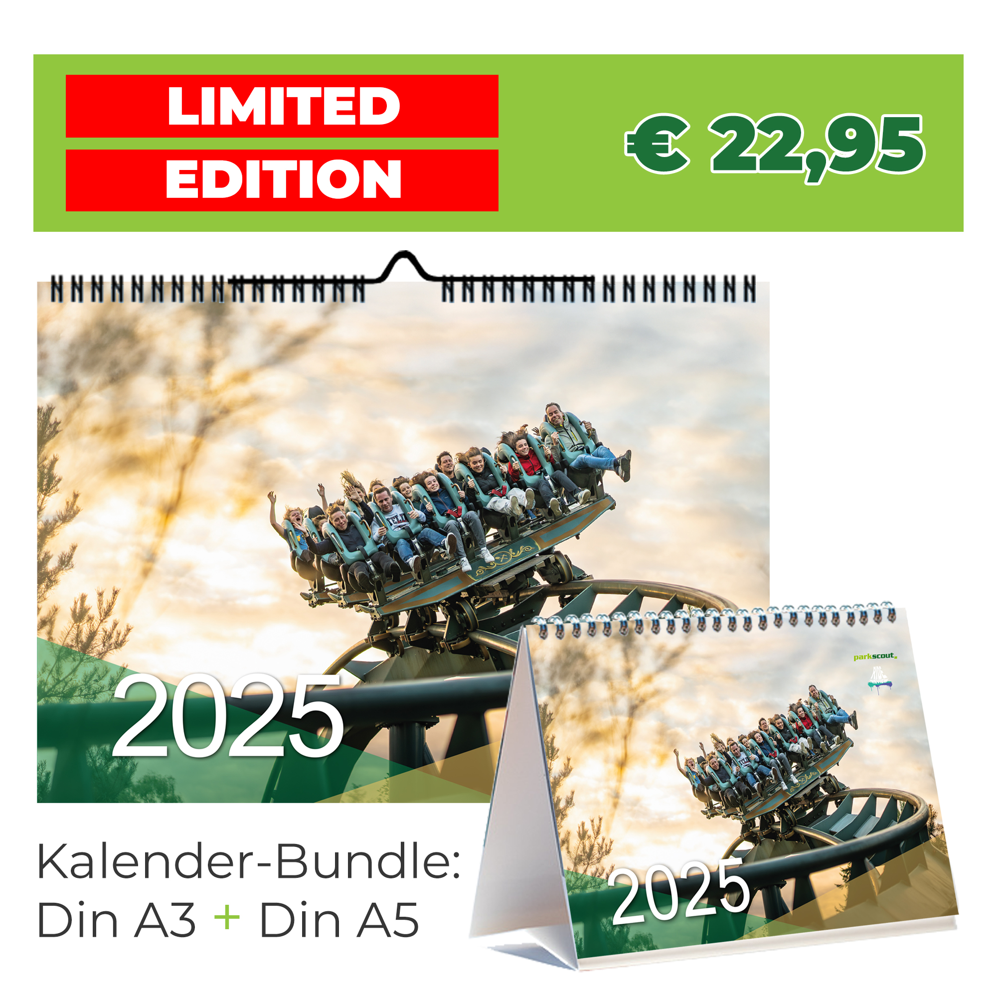 Parkteam BUNDLE: Parkscout Tisch- und Wandkalender 2025